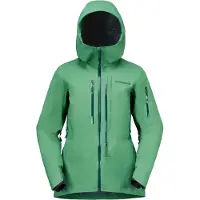 Norrøna - Chaquetas de esquí mujer - Lofoten Gore-Tex Pro Jacket W Dark Ivy para Mujer - Talla XS - Verde