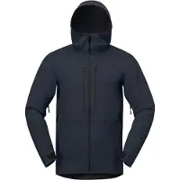 Norrøna - Chaquetas de esquí - Lofoten Flex1 Jacket M Caviar Black de Softshell - Talla S - Negro