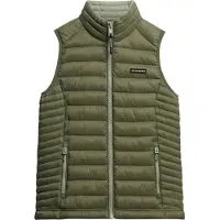 Superdry para mujer. W5011892A Chaleco acolchado Fuji Lite verde (XXL), Casual, Nylon, outlet 2026.