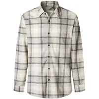 Pepe Jeans para hombre. PM3090829 Camisa Clue gris (M), Casual, Algodón, Manga larga, outlet 2026.
