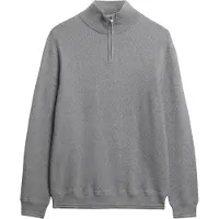 Superdry para hombre. M6110682A Jersey Texture gris (XL), Casual, Algodón, outlet 2026.