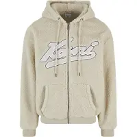Karl kani Sudadera con cremallera 'Varsity' ecru / navy