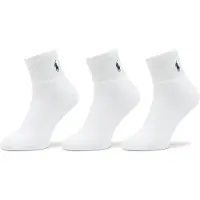Ralph Lauren Calcetines 'QUARTER' negro / blanco