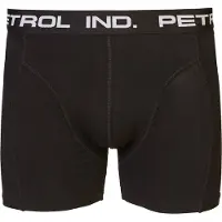 Petrol Industries Calzoncillo boxer negro / blanco