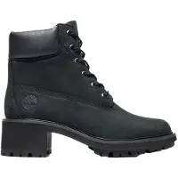 Timberland Kinsley Mid Lace Up Waterproof Boot Black Talla: 41.5 | Botas Outlet | Mujer | Negro