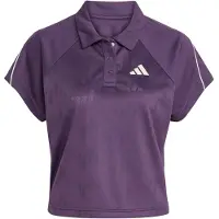 Adidas adidasCamiseta Stadium 3 bandas Tennis Inspired Jacquard Polo XS Aurora Plum / Off White Mujer