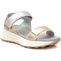 Xti para mujer. 14387405-ORO Sandalias 143874 dorado (37), 3 a 5cm, Velcro, Casual, outlet 2026.