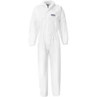 Portwest ST40, mono de trabajo antistático BizTex, tipo 6/5, color blanco, talla M