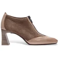 Hispanitas para mujer. HI254324 Zapatos de Piel Atlanta marrón (41), 5 a 8cm, Cremallera, Casual, outlet 2026.