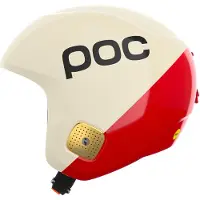 POC - Cascos esquís hombre - Skull Dura Comp MIPS Rouge/Blanc - Talla 51-54 cm - Blanco
