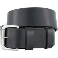 Ralph Lauren para hombre. 405899989002 Cinturón de piel con hebilla de rodillo negro (36), Casual, Clásico, outlet 20