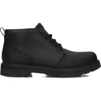 Timberland para hombre. TB0A69TWW021 Botines Chukka de piel Britton Road Mid negro (50), Plano, Cordones, Casual, Sostenible, out