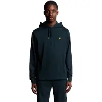Lyle & Scott Fly Fleece Hoodie Dark Navy Talla: L | Sudaderas con Capucha Outlet | Hombre | Azul
