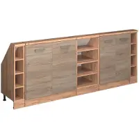 Vicco Armario de cocina para techo inclinado R-Line Sonoma 210 cm Lote de 5, Model 58193