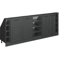 Vicco Armario de cocina para techo inclinado R-Line Antracita casa de campo 210 cm Lote de 5, Model 58171