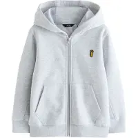 Next Sudadera con cremallera gris claro
