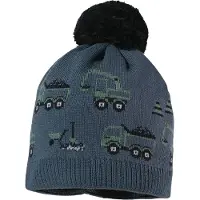 Maximo - Mini Boys' Beanie with Pom-pom - Gorro size 45-47 cm, azul