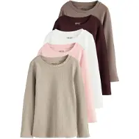Next Camiseta beige / marrón claro / rosa claro / rojo oscuro / blanco