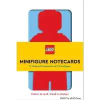 Chronicle Books Tarjetas con Forma de Minifigura (12 Tarjetas con Sobres)