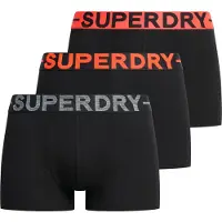Superdry para hombre. M3110450B Pack de 3 Bóxers Marca negro (XXL), Homewear, Algodón, outlet 2026.
