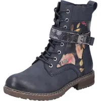Rieker Botines con cordones navy / caqui / lila / rosé