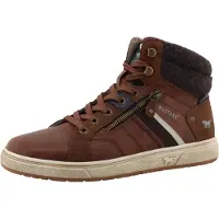 Mustang Botas con cordones marrón