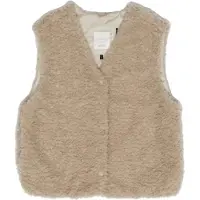 Mazine - Women's Faux-Fur Vest - Chaleco de forro polar size XS, beige