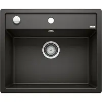 BLANCO DALAGO 6-F, fregadero de Silgranit, color negro