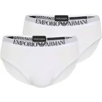 Emporio Armani para hombre. EM000251_AF14134 Set 2 Slips Max blanco (S), Homewear, Viscosa, outlet 2026.
