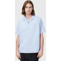 AllSaints Valmer Ss Shirt Shore Blue Talla: M | Camisas Casuales Outlet | Hombre | Azul