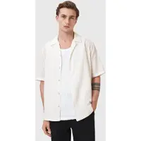 AllSaints Shaw Ss Shirt White Talla: S | Camisas Casuales Outlet | Hombre | Blanco