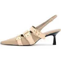 AllSaints Vivian Slingback Sand Brown Talla: 40 | Pumps Outlet | Mujer | Marrón
