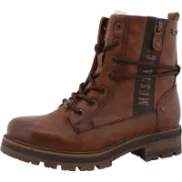 Mustang Botines con cordones marrón castaño / marrón moteado
