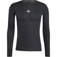 Adidas Camiseta funcional 'TECHFIT Compression Training Long Sleeve' negro / blanco