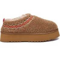 EVER AU Zapatillas de casa 'Lewin' marrón castaño