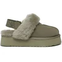 EVER AU Zapatillas de casa marrón moteado