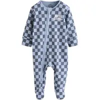 Next Pijama zafiro / azul claro / blanco