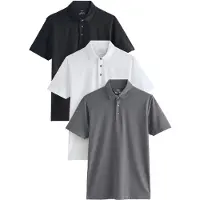 Next Camiseta gris basalto / negro / blanco