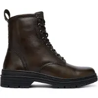 Tamaris Botines con cordones oliva