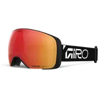 Giro - Máscaras de esquí - Comp Black Wordmark Vivid Ember/Infrared - Negro