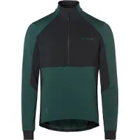 Vaude - Kuro Halfzip L/S Tricot - Maillot de ciclismo size S, azul/negro