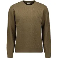 No-excess Pullover Crewneck Jacquard Solid Taupe Talla: 3XL | Jerséis Outlet | Hombre | Negro