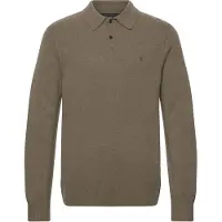 AllSaints Statten Ls Polo Dusky Green Talla: S | Polos Outlet | Hombre | Verde