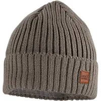 Maximo - Kid's Beanie with Ribbed Turn-up Brim and Lining - Gorro size 49 cm, gris