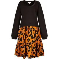 Happy girls Vestido naranja / negro