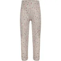 Happy girls Leggings gris moteado / lila / rosa