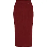 Dreimaster Falda 'Vintage' rojo carmesí