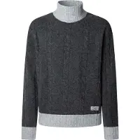 Pepe Jeans para hombre. PM7000027 Jersey Purcel gris (L), Casual, Poliéster, outlet 2026.