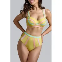 Marlies Dekkers Samba Queen Yellow And Pink Pastel Briefs Talla: S | Calzoncillos Outlet | Mujer | Amarillo