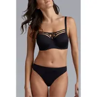 Marlies Dekkers Shieldmaiden Black Balcony Bra Talla: 70D | Brasieres Outlet | Mujer | Negro